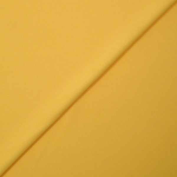 Crêpe georgette polyester jaune tournesol