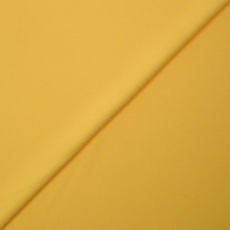 Crêpe georgette polyester jaune tournesol