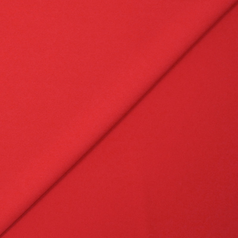 Crêpe georgette polyester rouge fraise