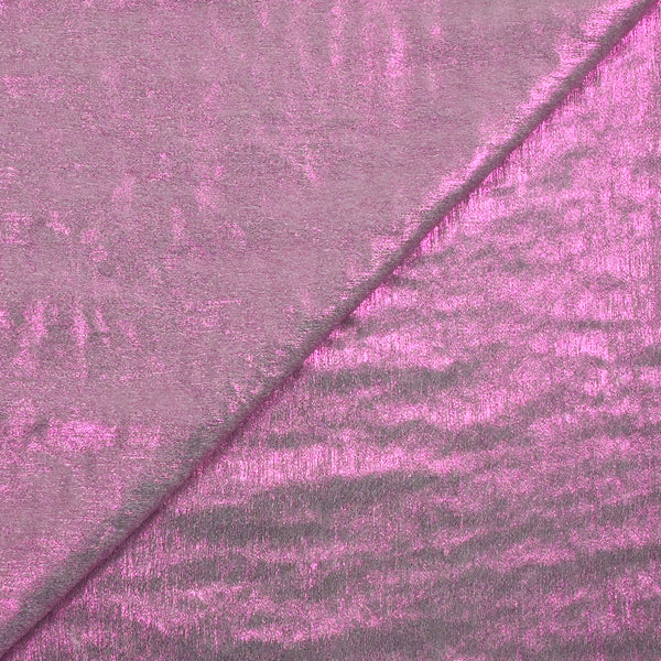 Crêpe irisé magenta fond blanc