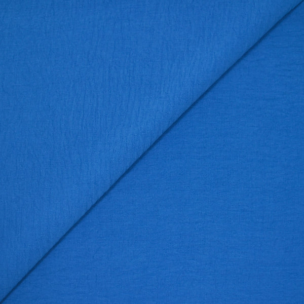 Crêpe polyester Amanda bleu azur