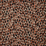 Crêpe polyester imprimé aquarelle sauvage fond blanc