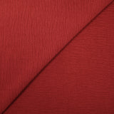 Crêpe polyester texturé fond brique