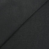 Crêpe polyester texturé noir