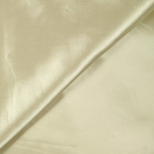 Crêpe satin polyester blond platine