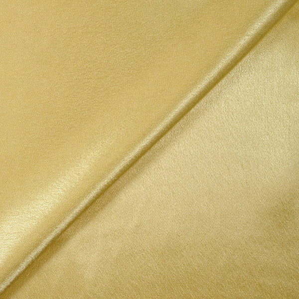Crêpe satin polyester bouton d'or