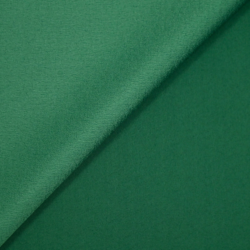 Crêpe satin polyester vert bouteille