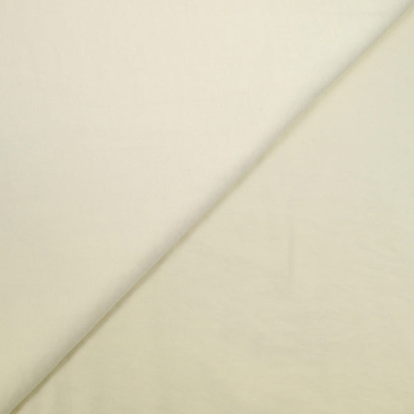Crêpe satiné de polyester blanc cassé