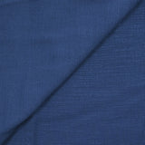 Crépon de viscose doupionné bleu turquin