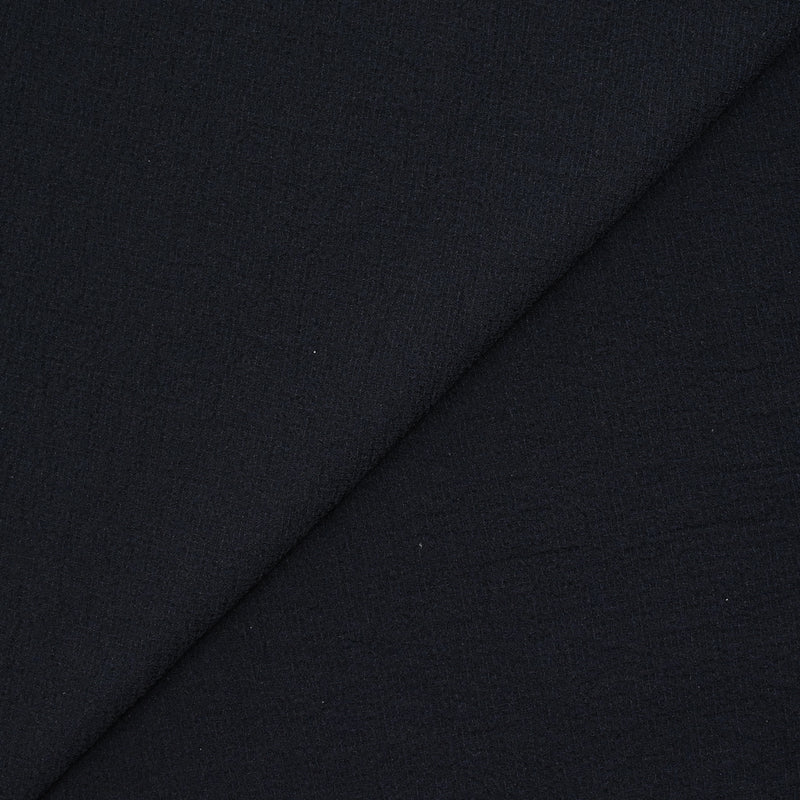 Crépon polyester noir