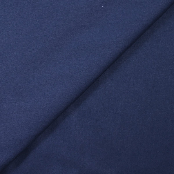 Cretonne de coton bleu denim