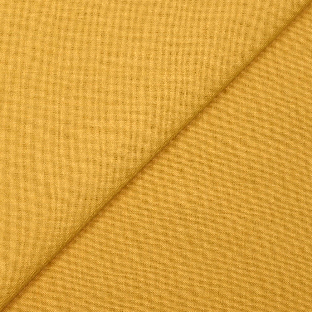 Cretonne de coton unie jaune soleil Les Coupons de SaintPierre