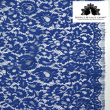 Dentelle de Calais® Luna bleu au mètre