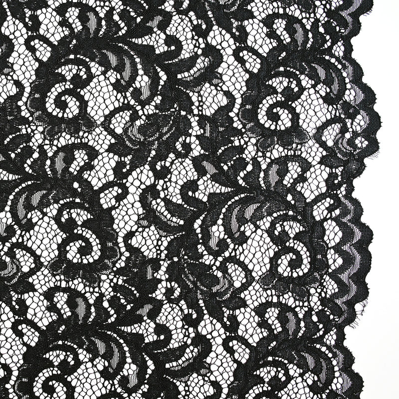 Dentelle festonnée Judith noir
