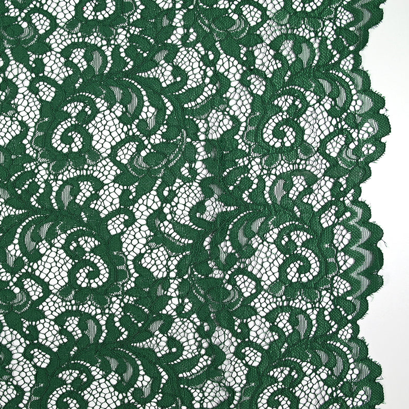 Dentelle festonnée Judith vert sapin
