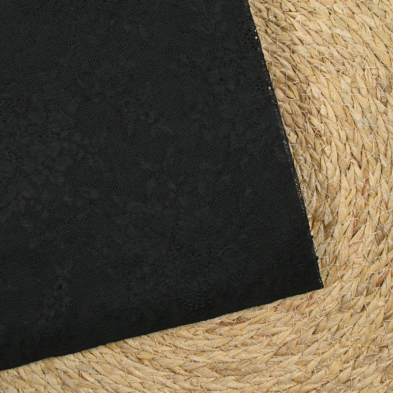Dentelle polyamide Estelle noir