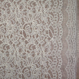 Dentelle polyester Amélie blanc cassé
