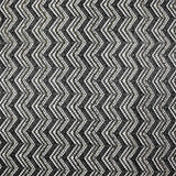 Dentelle polyester chevrons or fond noir