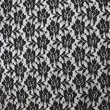 Dentelle polyester Élodie noir