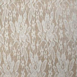 Dentelle polyester Juliette blanc cassé