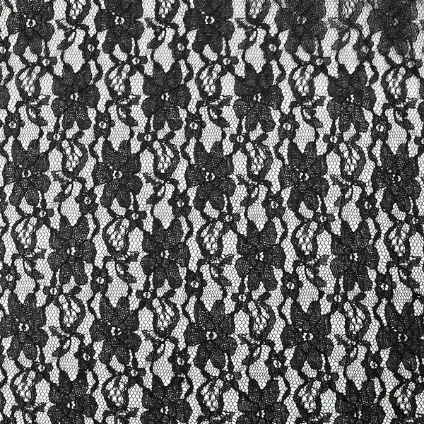 Dentelle polyester Leilani noir