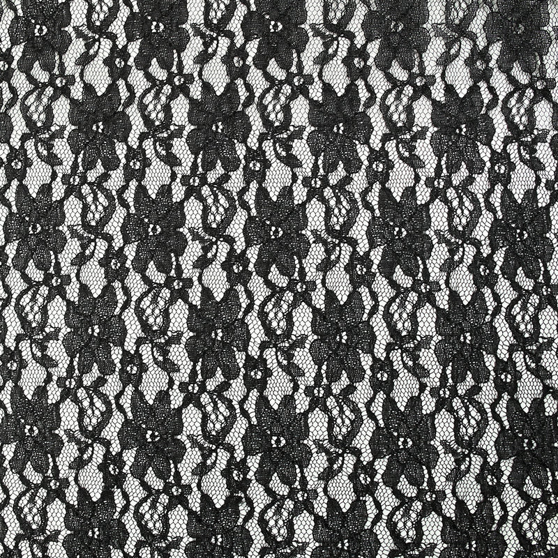 Dentelle polyester Leilani noir