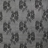 Dentelle polyester Mariposa noir
