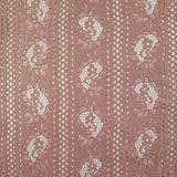 Dentelle polyester Paloma vieux rose