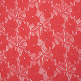 Dentelle polyester Thalia corail