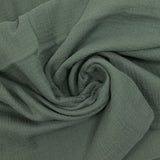 Military green cotton double gauze