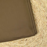 Doublure twill soie et coton changeant marron kaki