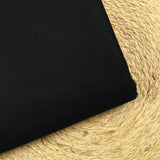 Drap de laine 100% noir