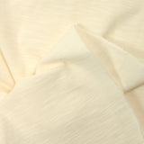 Jersey de coton flammé écru