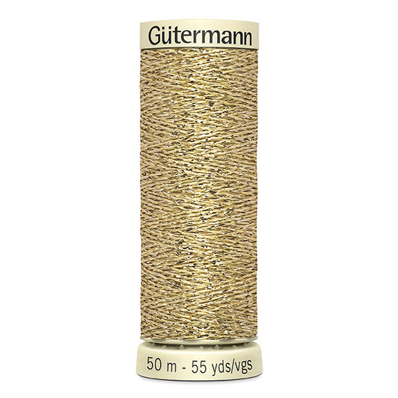 Gütermann 50 m gold metallic sewing