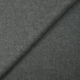 Flanelle de 100% laine anthracite chiné