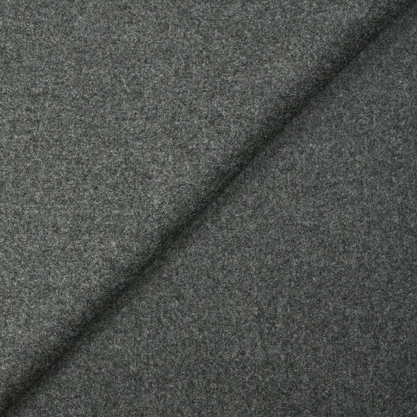 Flanelle de 100% laine anthracite chiné
