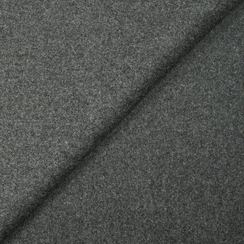 Flanelle de 100% laine anthracite chiné