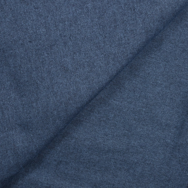 Flanelle de coton bleu