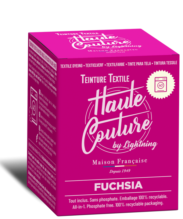 Teinture textile Haute Couture - fuchsia