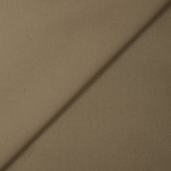 Gabardine de coton beige