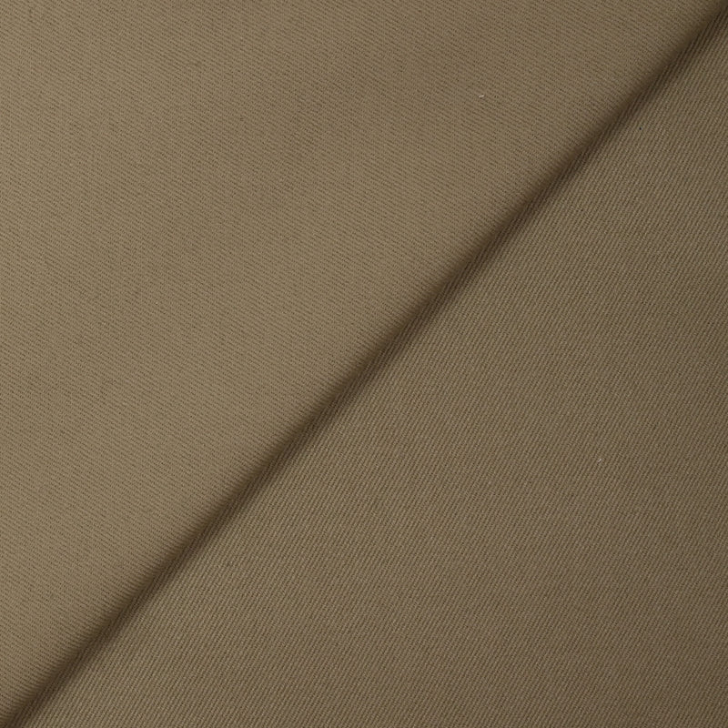 Gabardine de coton beige