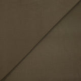 Gabardine de coton élasthanne châtaigne