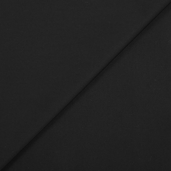 Gabardine de coton tencel élasthanne fin noir