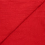 Gaze de coton rouge