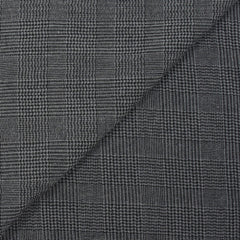 Gaze de polyester Prince-de-Galles gris et noir