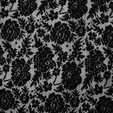 Fine guipure country pattern black background