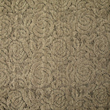 Guipure polyester bouclette kaki
