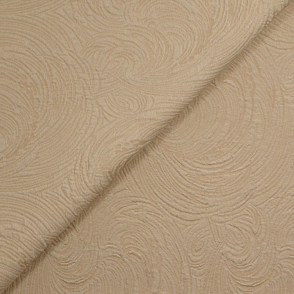 Jacquard de polyester Marie beige clair