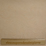 Polyester jacquard Marie Beige Light