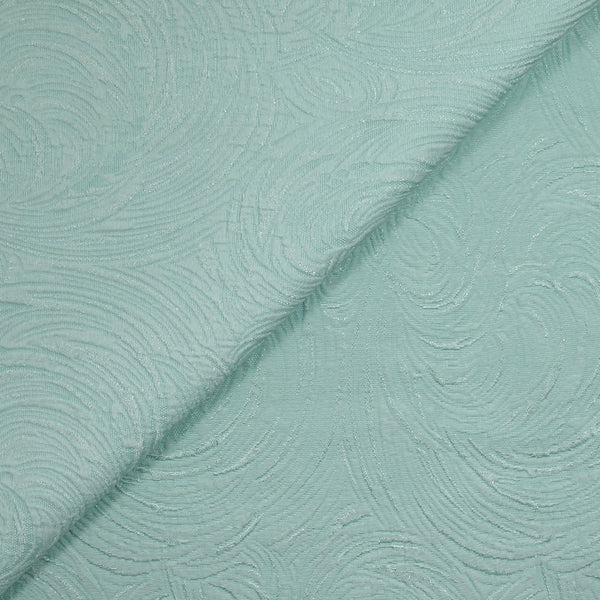 Jacquard de polyester Marie bleu pastel